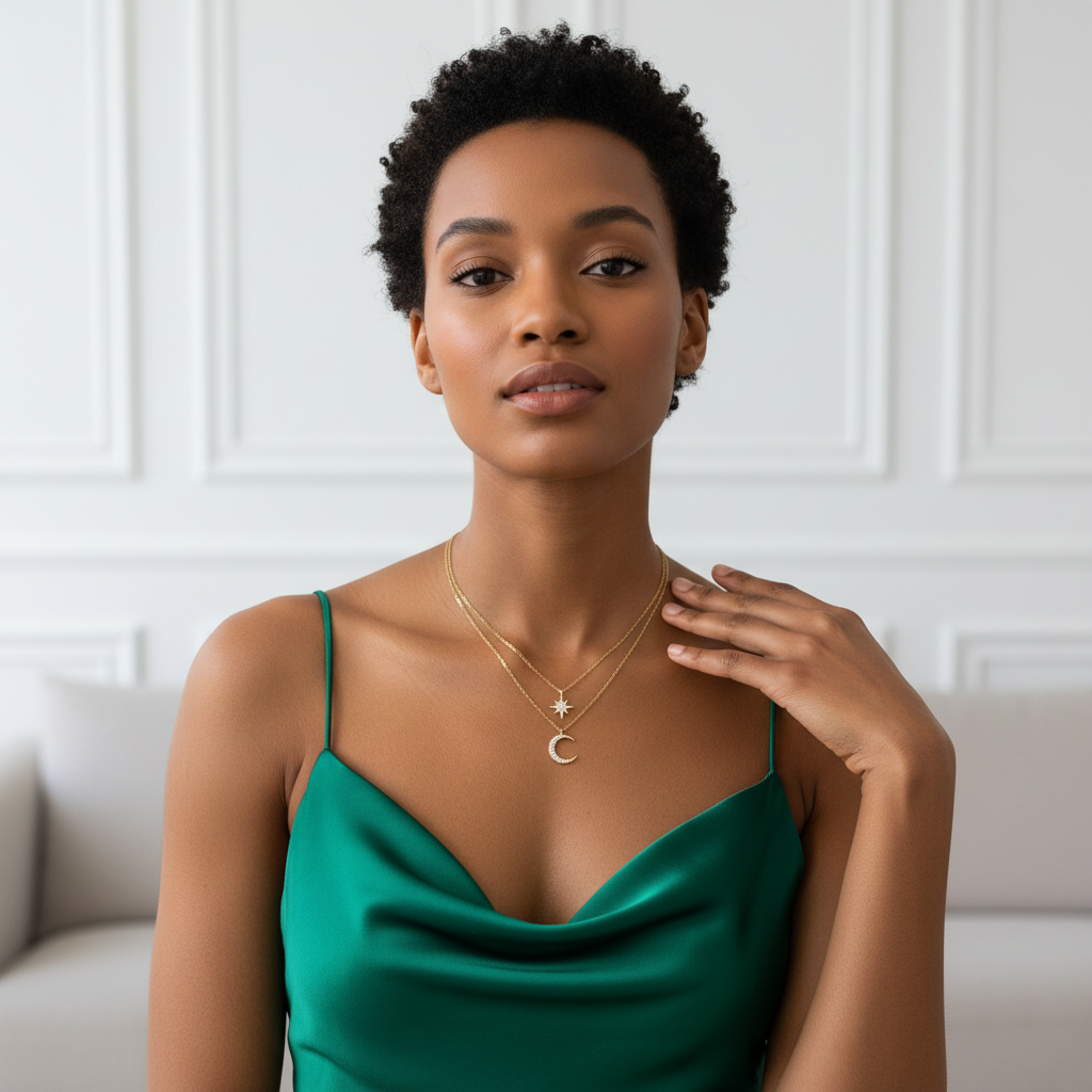 Celeste Duo Necklace